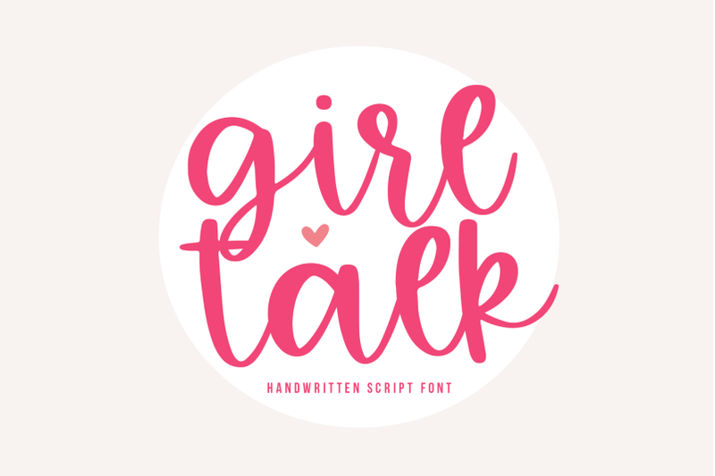 girl-talk-handwritten-script-font