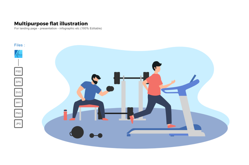 flat-illustration-fitness