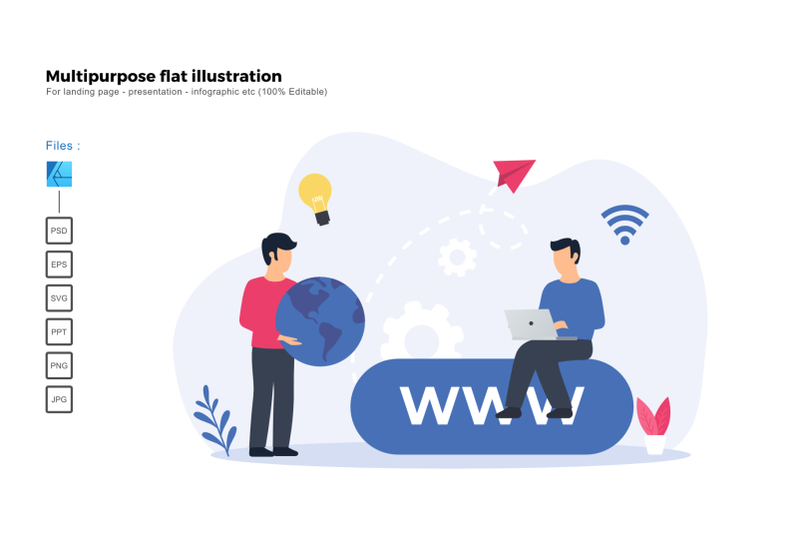 flat-illustration-internet-domain