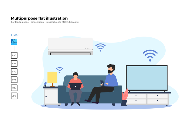 flat-illustration-smarthome