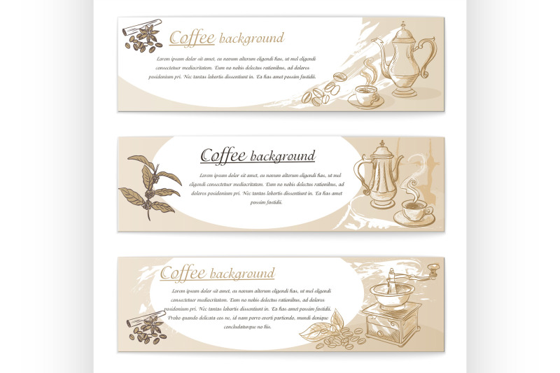 banner-set-of-vintage-coffee-backgrounds