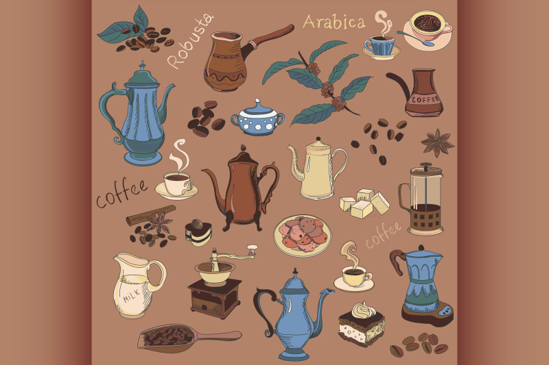 colored-coffee-collection-hand-drawn-illustration