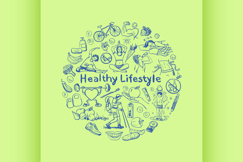 hand-drawn-healthy-lifestyle-concept