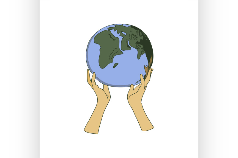 colored-doodle-globe-in-women-hands