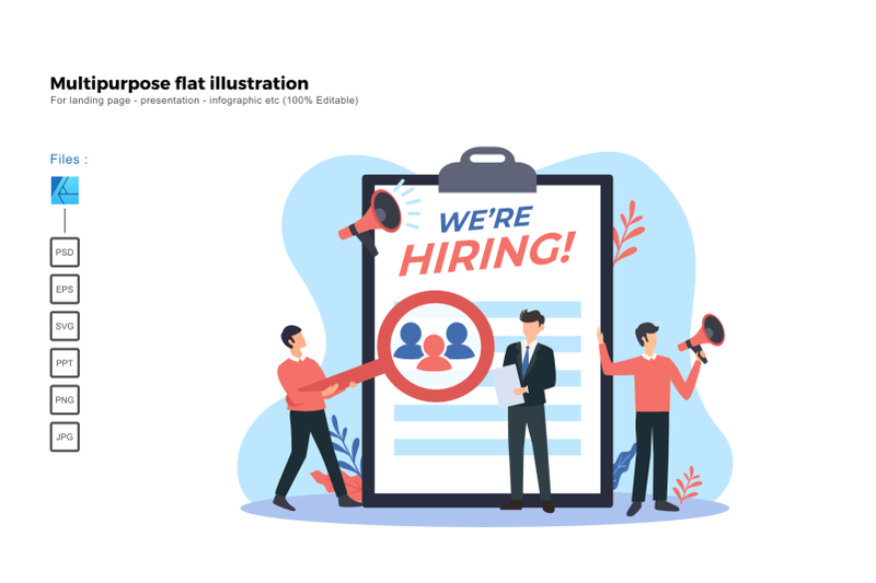 flat-illustration-hiring-teams