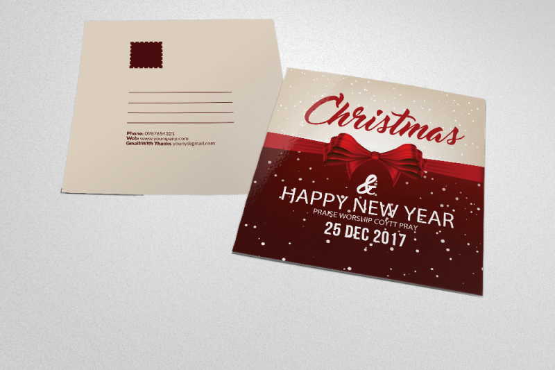 christmas-postcard-template