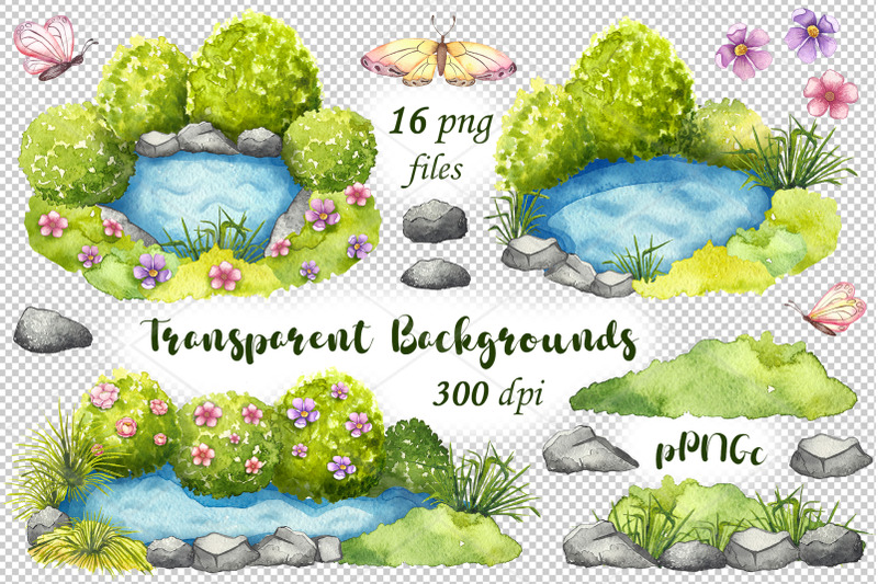 watercolor-pond-clipart