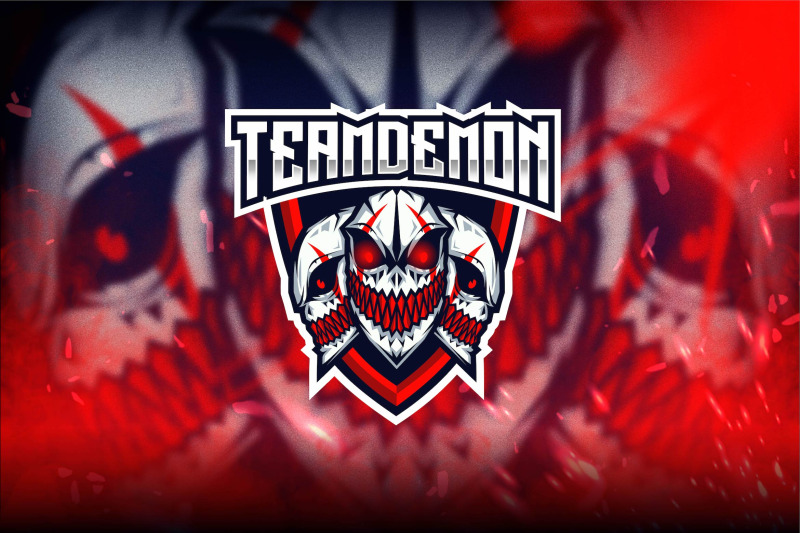 team-demon-esport-logo-template
