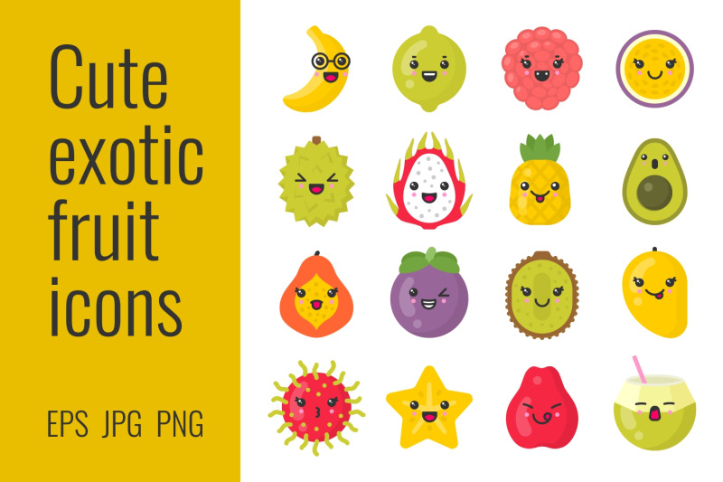 cute-exotic-fruit-icons