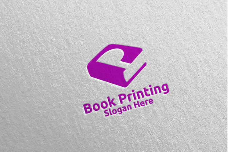 letter-p-book-printing-company-logo-design-94