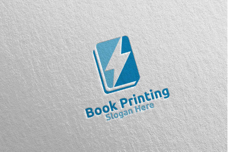 fast-book-printing-company-logo-design-95