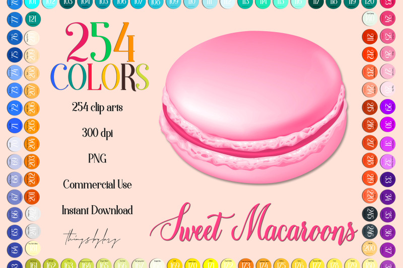 254-sweet-macaroons-french-cookies-digital-images-png