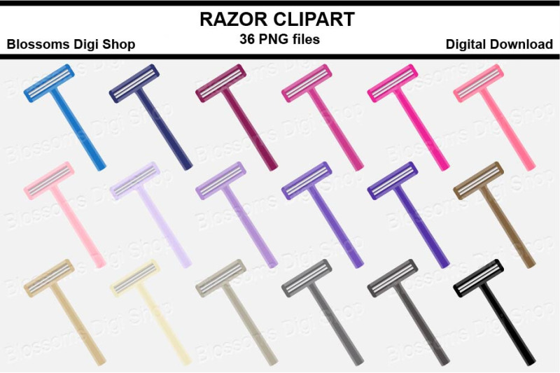 razor-sticker-clipart-36-files-multi-colours