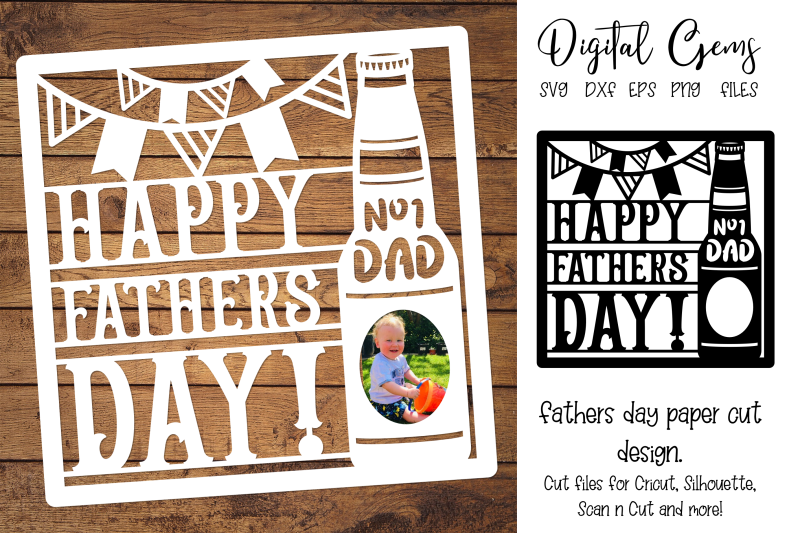 fathers-day-paper-cut-design