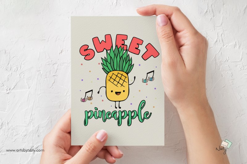 sweet-pineapple-svg-illustration