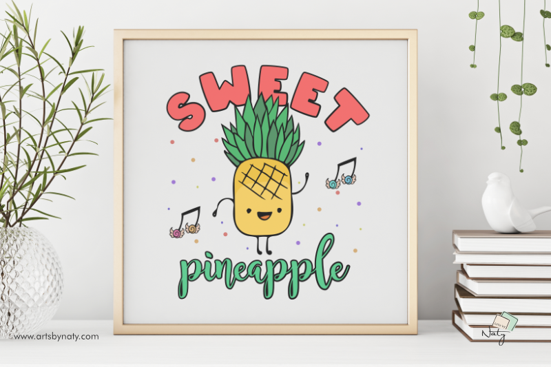 sweet-pineapple-svg-illustration