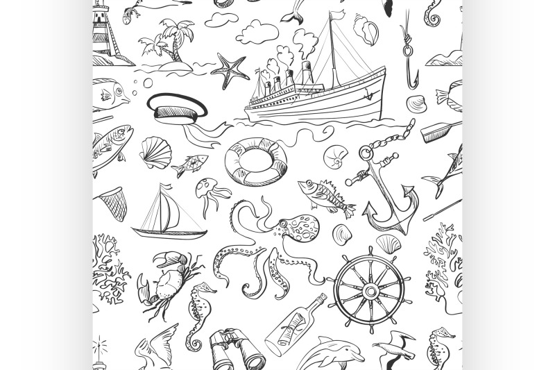 nautical-or-marine-themed-seamless-pattern