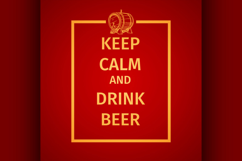 poster-of-keep-calm-and-drink-beer-and-hand-drawing-icon