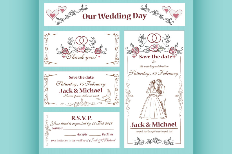 wedding-invitation-thank-you-card-save-the-date-cards