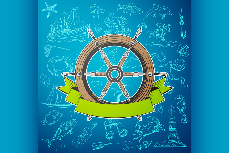 helm-boat-with-hand-drawn-elements-of-marine-theme
