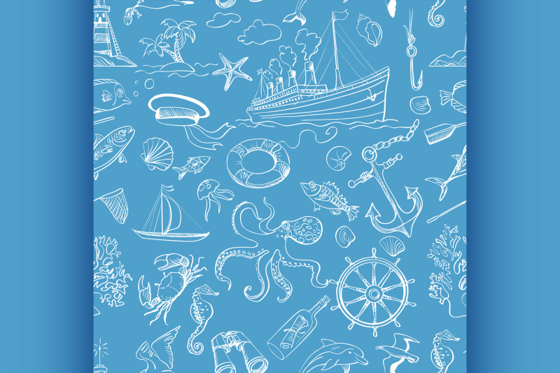 nautical-or-marine-themed-seamless-pattern