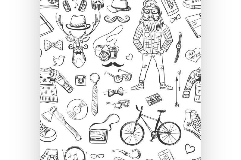 hand-drawn-hipster-style-pattern