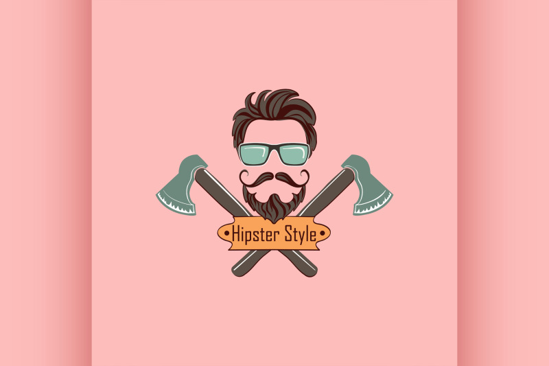 vector-hipster-style-logo