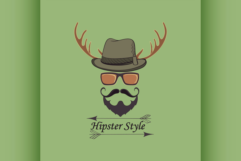 vector-hipster-style-logo