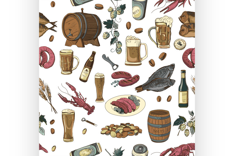 colored-beer-hand-drawing-pattern