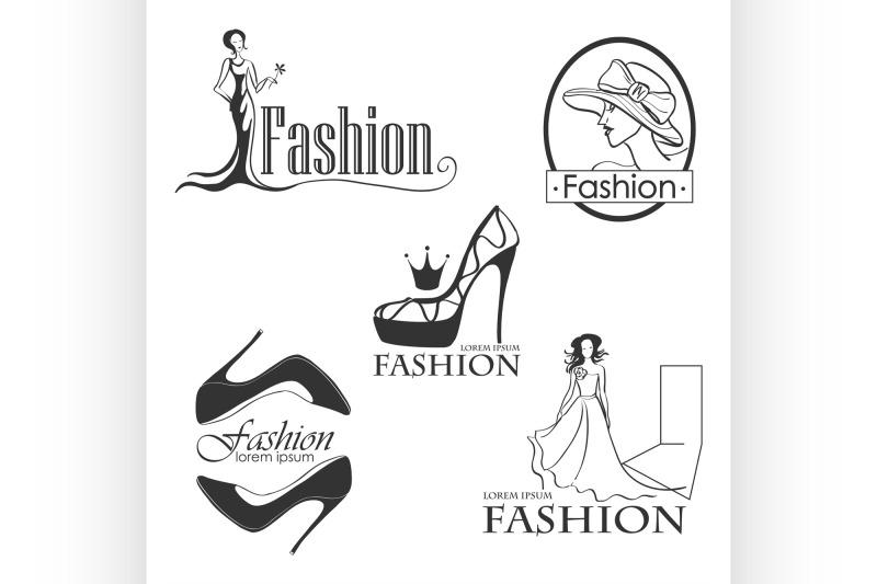 Fashion Logo Symbol For Your Design By Netkoff | TheHungryJPEG