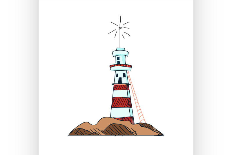 doodle-lighthouse