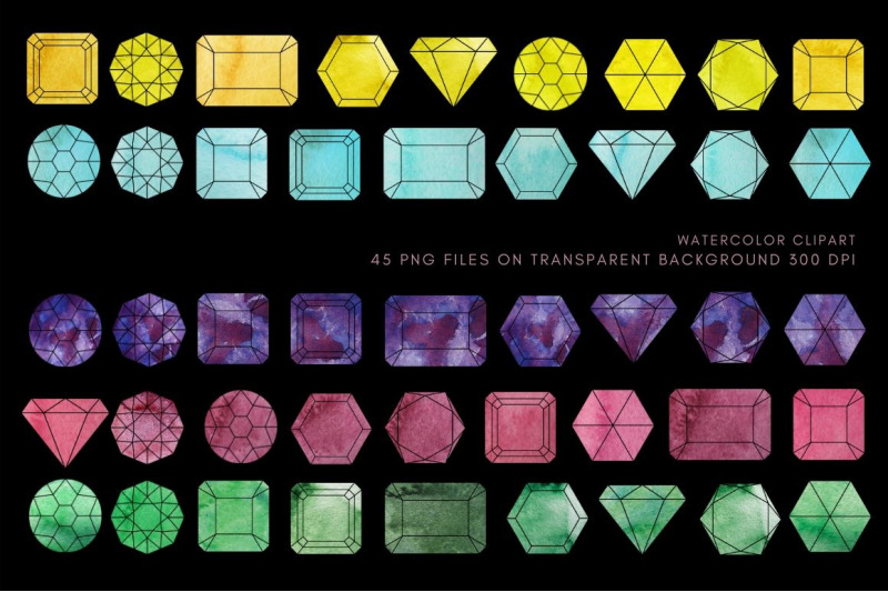 gemstone-clipart-gems-clip-art-jewel-diamond-glitter-crystals