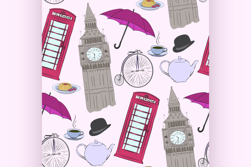 vector-hand-drawn-london-pattern