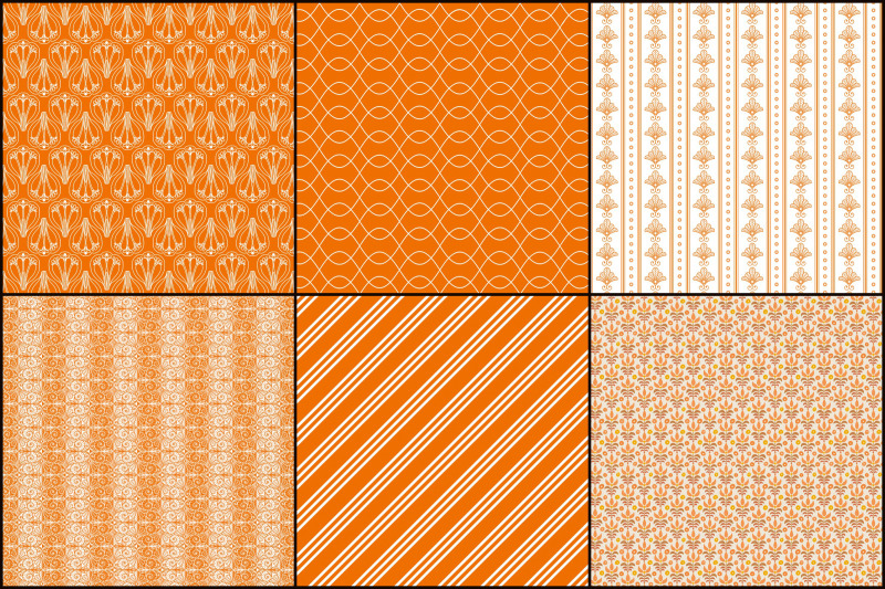 tangerine-variety-digital-papers-shabby-chic