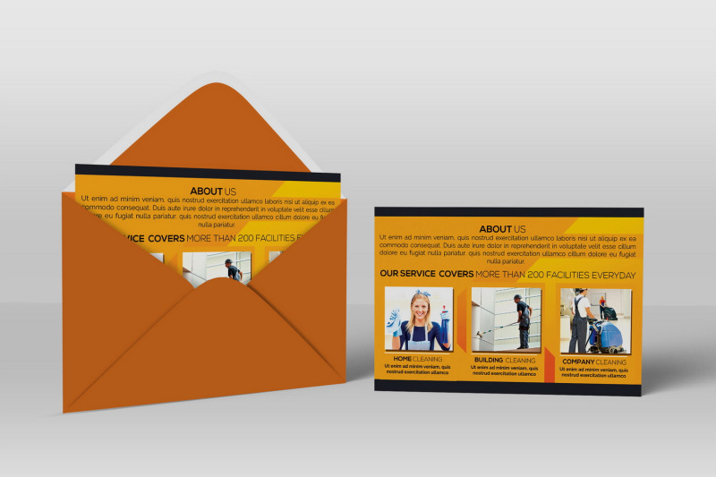 cleaning-service-company-promotion-postcard