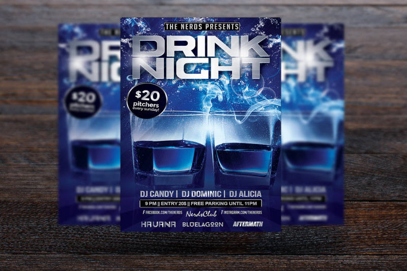 drink-night-party-flyer