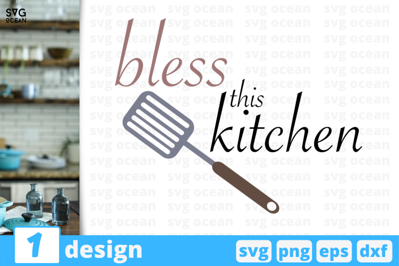 Download 1 BLESS THIS KITCHEN svg bundle, quotes cricut svg By ...