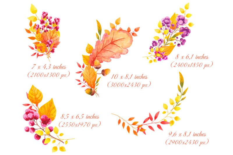 watercolor-fall-decor-clipart-autumn-wreath-wedding-invitation-design