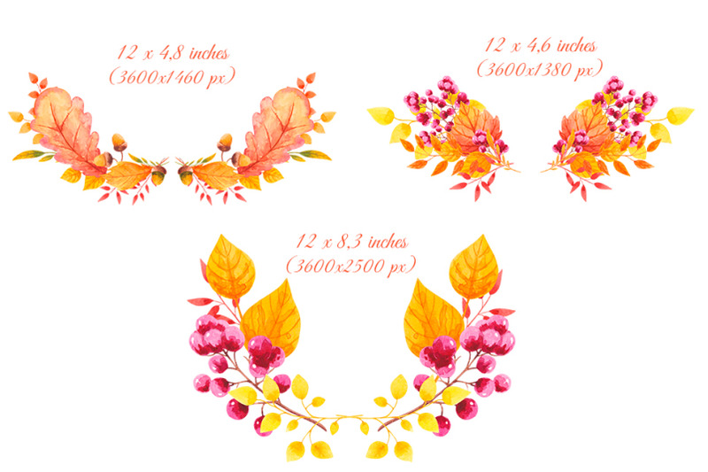 watercolor-fall-decor-clipart-autumn-wreath-wedding-invitation-design