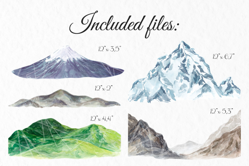 watercolor-mountains-clipart-hills-clip-art-mountains-graphics