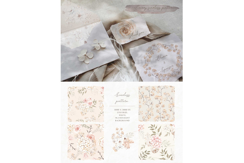 creamy-watercolor-floral-collection