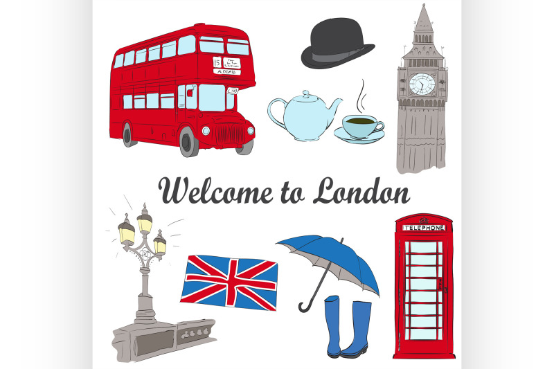 vector-hand-drawn-london-set