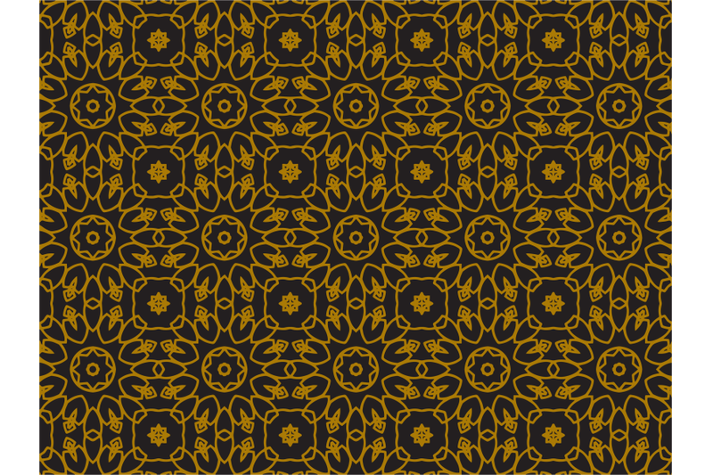 pattern-gold-square-ornaments