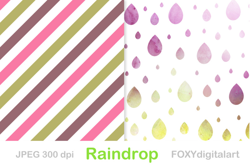rain-shower-pattern-rain-drops-digital-paper-rainy-day