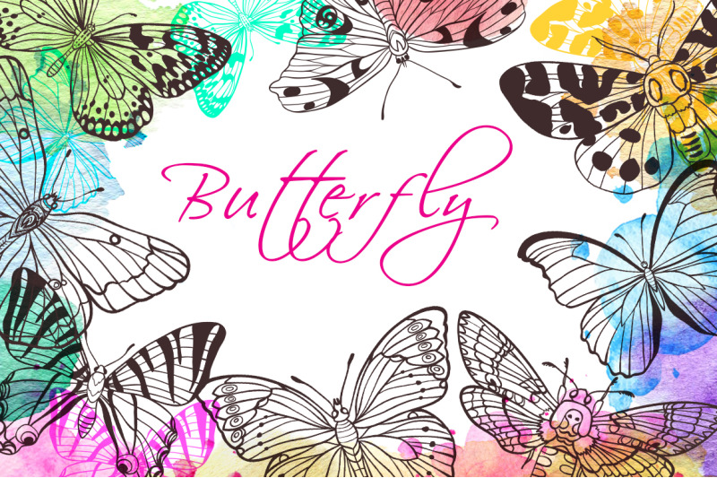 set-of-hand-drawn-butterflies