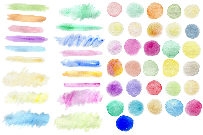 set-of-watercolor-blots