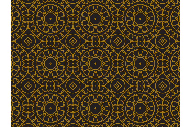 pattern-gold-circle-design