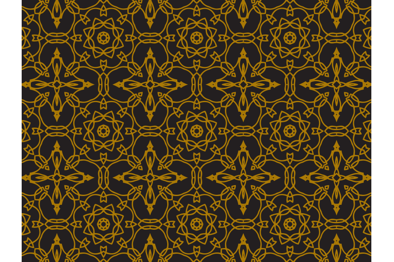 pattern-gold-cross-design