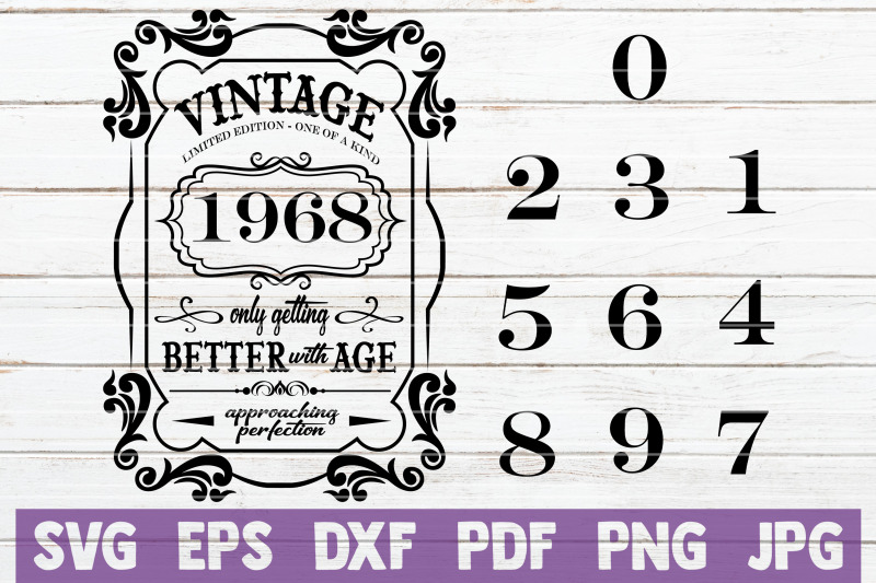vintage-birth-year-with-numbers-svg-cut-files