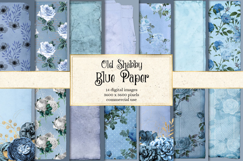 old-shabby-blue-paper